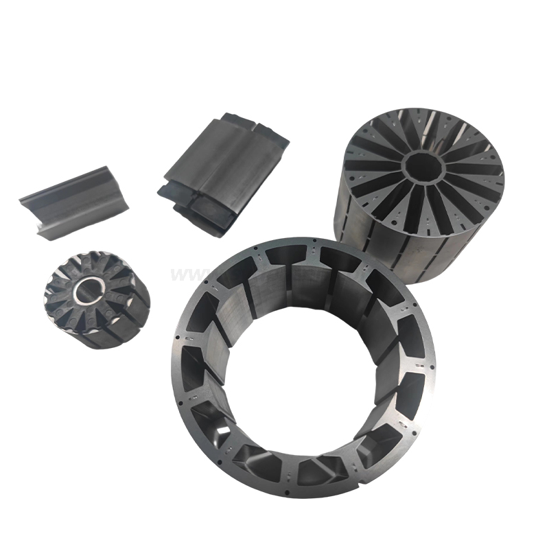 デンセンはローター シャフトが付いている精密機械モーター ローターおよびステーターをカスタマイズしました