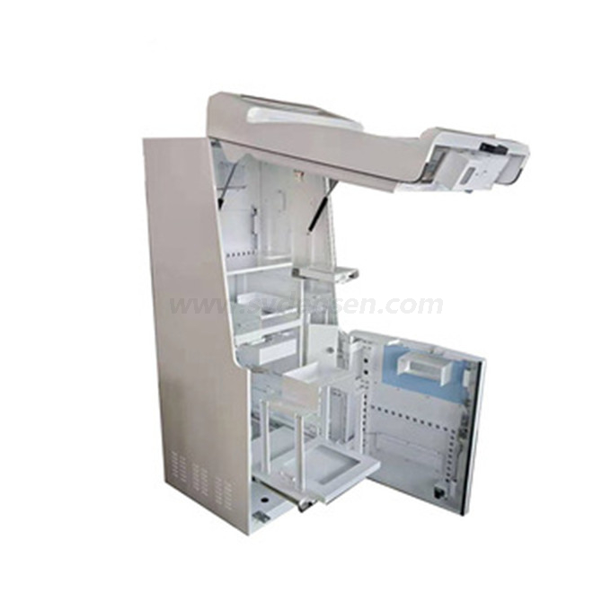 Densen カスタマイズされたセルフサービスの登録機、ロビーのタッチ スクリーンのキオスクの洗濯機の金属加工